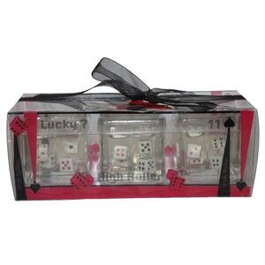 Swank Lava Scented Lucky Scented High Roller Dice Floral Gel Candles